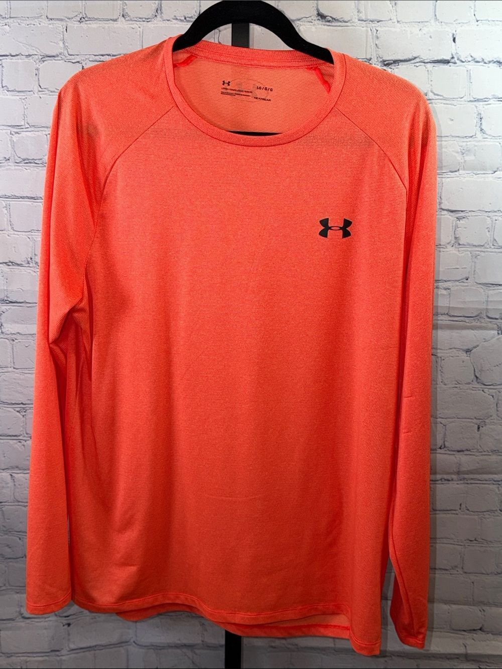 Under Armour Men’s Long Sleeve Performance Tee - Coral Orange